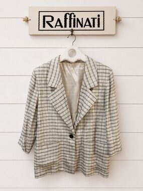 RAFFINATI – Vintage Checkered Blazer (16)